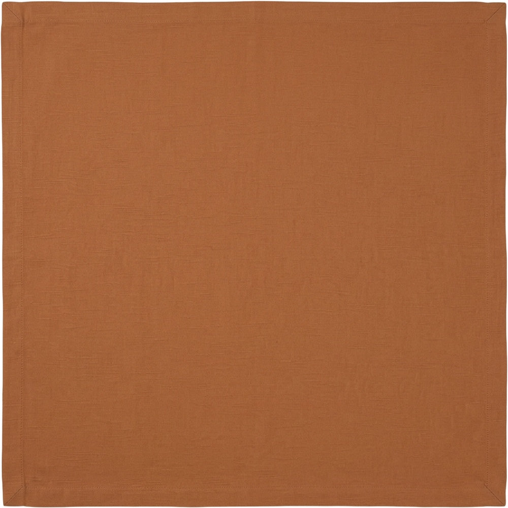 Vdgvd Square Cotton Slub Tablecloth Clay 55 Inch - Product view