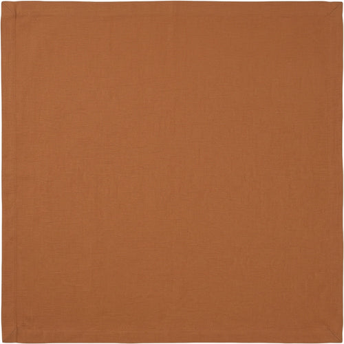 Vdgvd Square Cotton Slub Tablecloth Clay 55 Inch - Product view